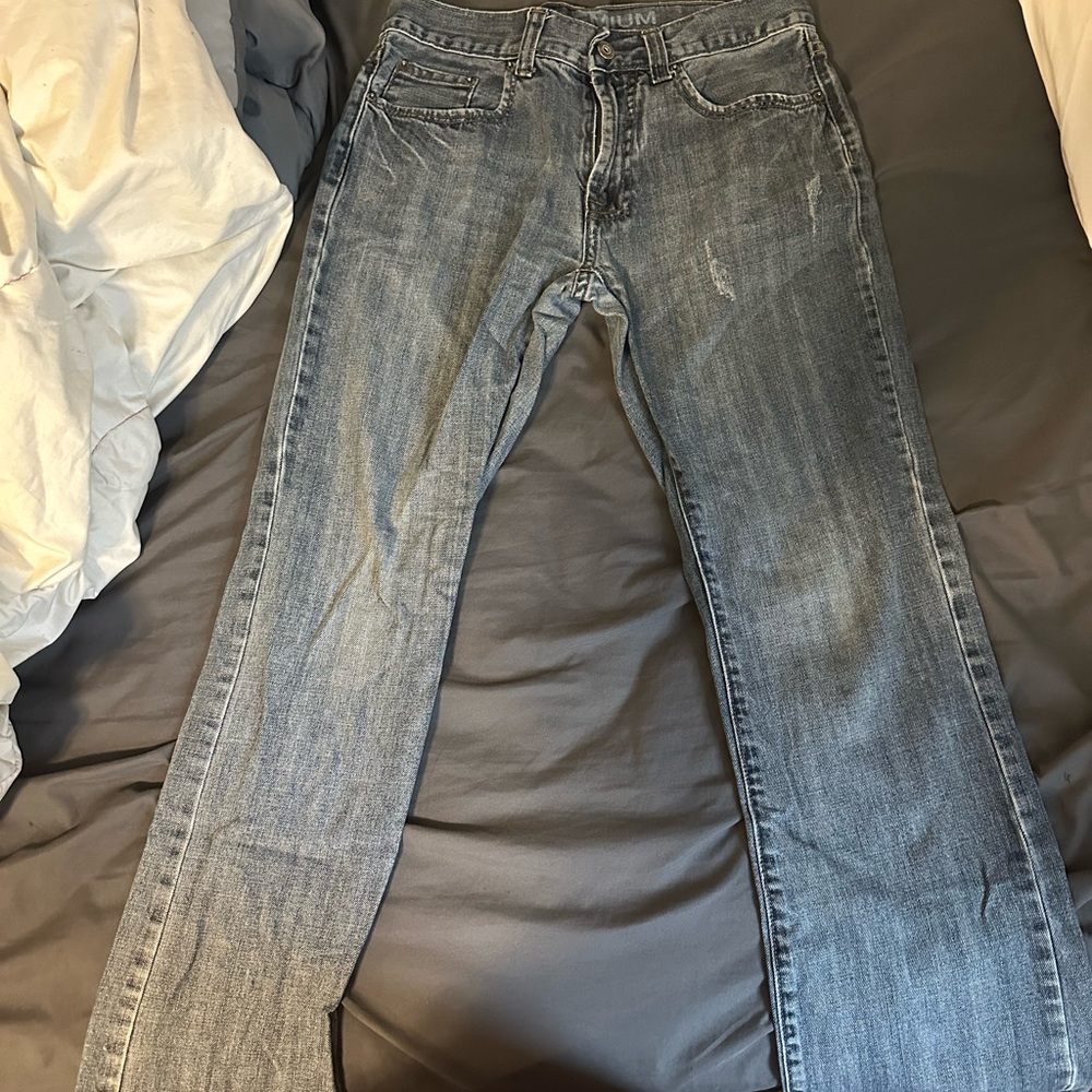 mens premium embroidered jean